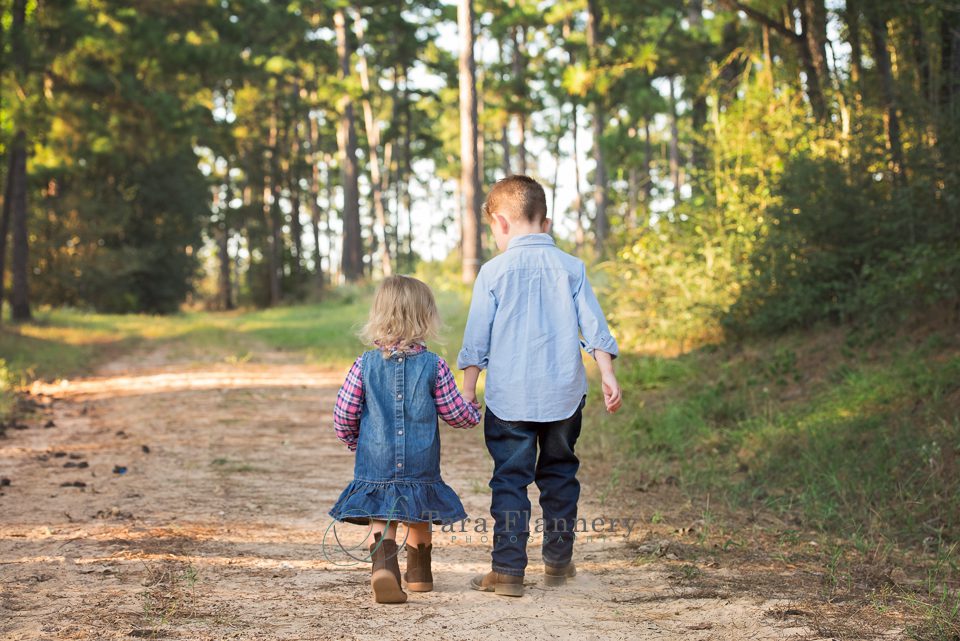 Kids holding hands and walking away Headshot, Personal Branding